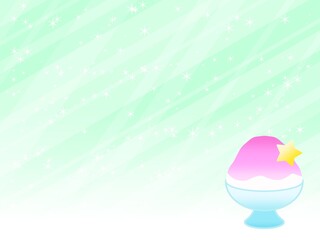 かき氷の背景　B