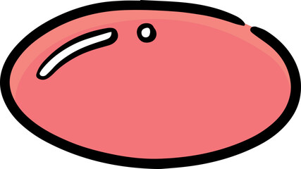 Illustration of soft gelatin capsule
