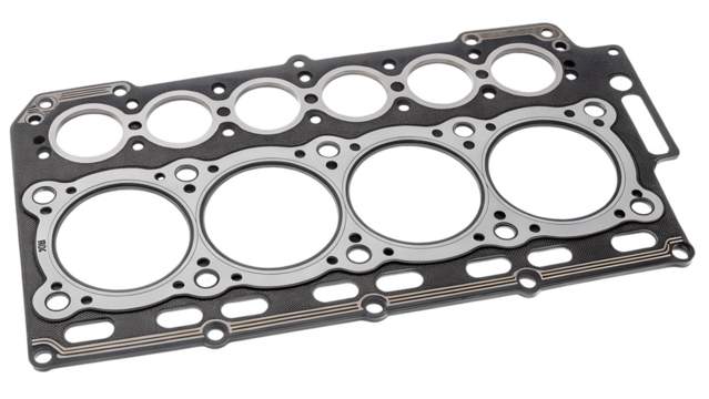  Four cylinder engine head gasket isolated on a white background PNG. AI GENERATED