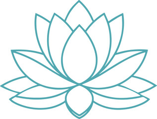 lotus flower vector illustration 