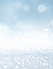 Sparkling light blue and silver background material