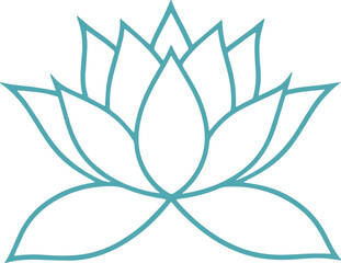 lotus flower vector illustration 