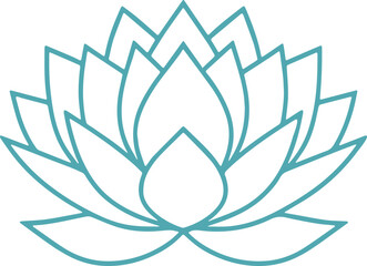 lotus flower vector illustration 