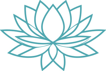 lotus flower vector illustration 