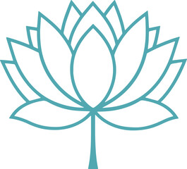 lotus flower vector illustration 