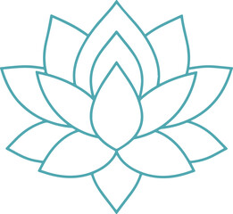 lotus flower vector illustration 