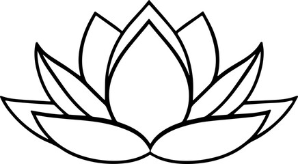 lotus flower vector illustration 