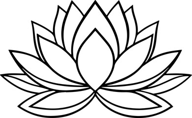 lotus flower vector illustration transparent 