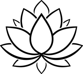 lotus flower vector illustration transparent 
