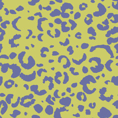 Abstract modern leopard seamless pattern. Animals trendy background. Color decorative vector stock illustration for print, card, postcard, fabric, textile. Modern ornament of stylized skin.