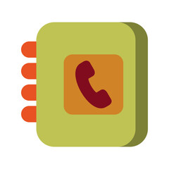 Naklejka premium Address Book Vector Icon