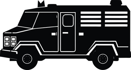 Armored truck security vehicle, cash transport armored truck, armored car protection, secure money delivery, armored transport truck, secure armored vehicle for cash transport.
