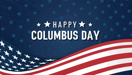 Columbus Day Celebrations: Patriotic design, stars and stripes blend in a visual ode to the spirit of Columbus Day, invoking a sense of national pride.