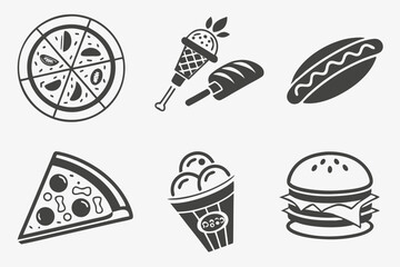 food icons set