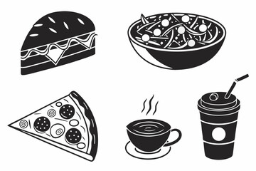 food icons set