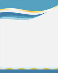 abstract background with blue waves