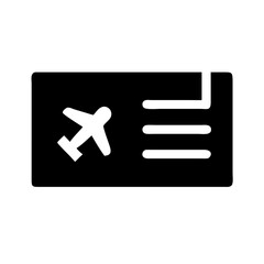 Obraz premium Boarding Pass Icon Representing Air Travel Information for Travel Blogs, Reservation Websites, Flight Services, and Tourism Promotions 