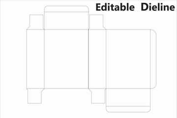 Soap box dieline template, Editable soap box dieline template ready vector,
