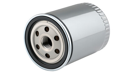 New car engine oil filters isolated on a white background PNG. AI GENERATED