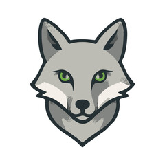 A high-quality vector illustration of a wild animal, designed in a modern flat style. The image features clean lines, bold colors, and is ideal for use in logos, educational materials, children’s book