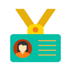 Id card Vector Icon