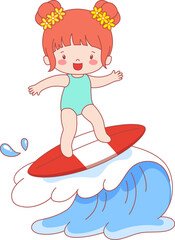 summer vacation and water play activities