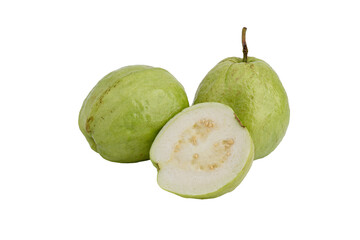 fresh guava fruit, isolated on transparent background.