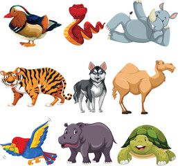 Animal character vector Design