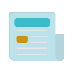 News Paper Vector Icon