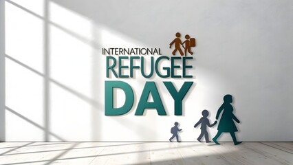Refugee day design art