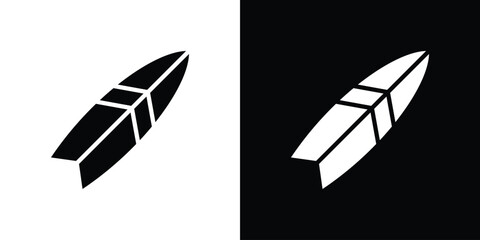 Surfing icon vector design template elegant style