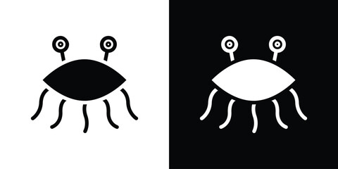Spaghetti Monster Flying icon vector design template elegant style