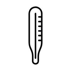 Thermometers in flat style. thermometer simple illustration clip art vector. ermometer vector icon line template. 1