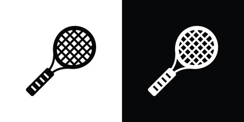 Racquet icon vector design template elegant style