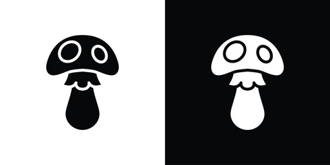 Mushroom icon vector design template elegant style