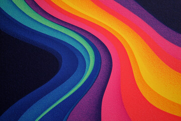 risograph graphic striped background rainbow texture colourful print like layered paper