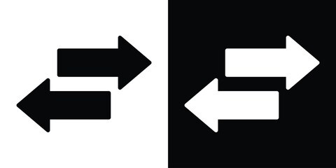 Data transfer icon vector design template elegant style