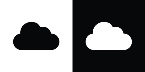 Cloud icon vector design template elegant style
