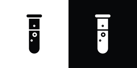 Chemical Tube icon vector design template elegant style