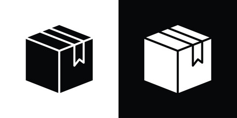 Box icon vector design template elegant style