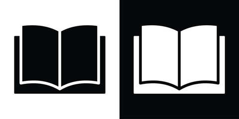 Book icon vector design template elegant style