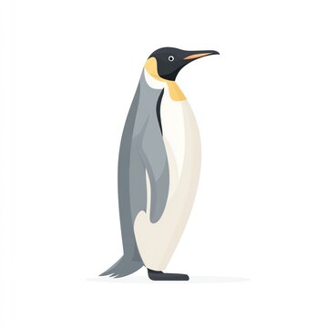 Majestic Emperor Penguin standing tall, a symbol of Antarctic resilience and wildlife.