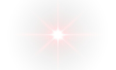 Star light effect lens flash starlight white PNG sparkle glow magic PNG.