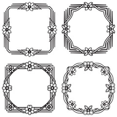 Unique and Artistic Abstract Paint Splatter Frame Collection
