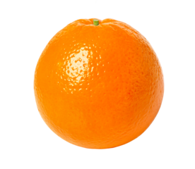 orange on white background