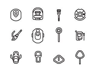 Metal Detector Icon Vector Illustration For Treasure Hunting [