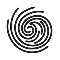 Fototapeta premium Simple spiral design in black and white, for backdrops