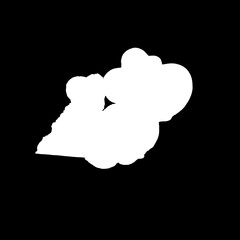 Torn Paper Edge on black Background

