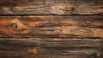 Naklejka premium Close-up of weathered wooden texture with natural grain for backgrounds