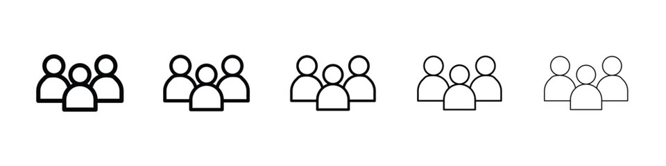 people icon for social media, app, and web design. Vector illustration.